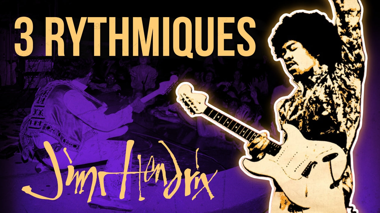 3 rythmiques à la manière de Jimi Hendrix