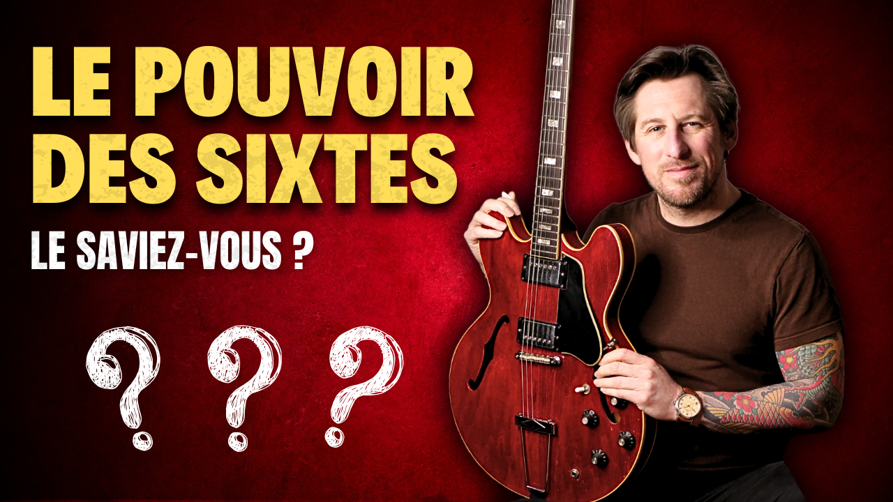 La technique utilisée par tous les grands Bluesmen | Plan Blues en sixtes