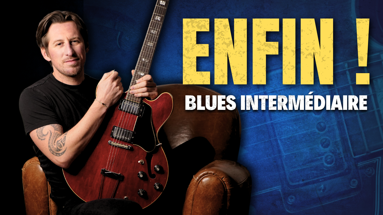 Le genre de rythmiques Blues que j'enseigne à mes élèves | Niveau intermédiaire