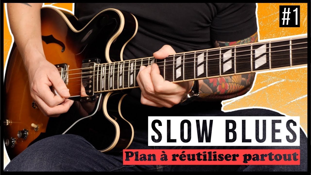 Slow Blues avec une Gibson ES-345 - 3 plans