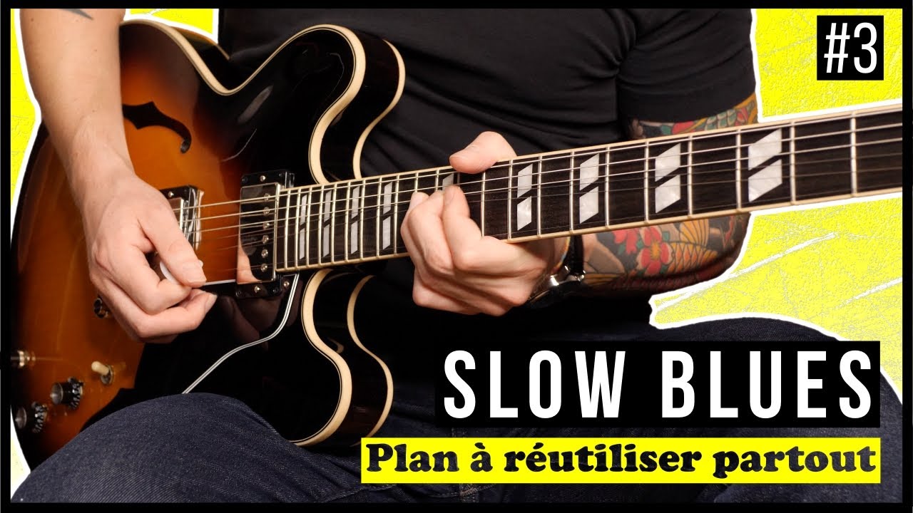 Slow Blues avec une Gibson ES-345 - 3 plans
