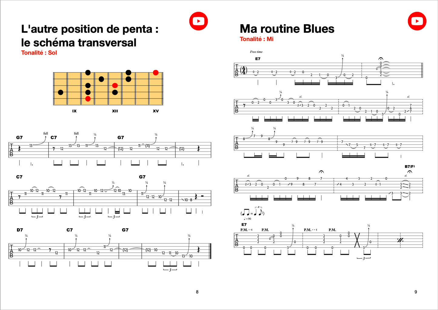 Mes leçons Blues - Livres n° 1, 2 & 3