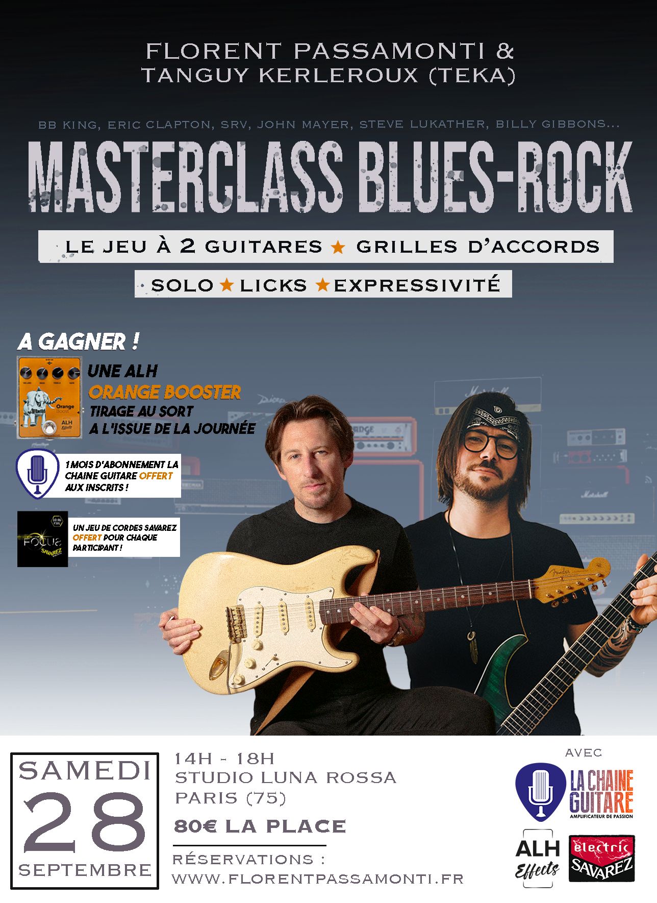 Masterclass Blues-Rock - Florent Passamonti & Tanguy Kerleroux