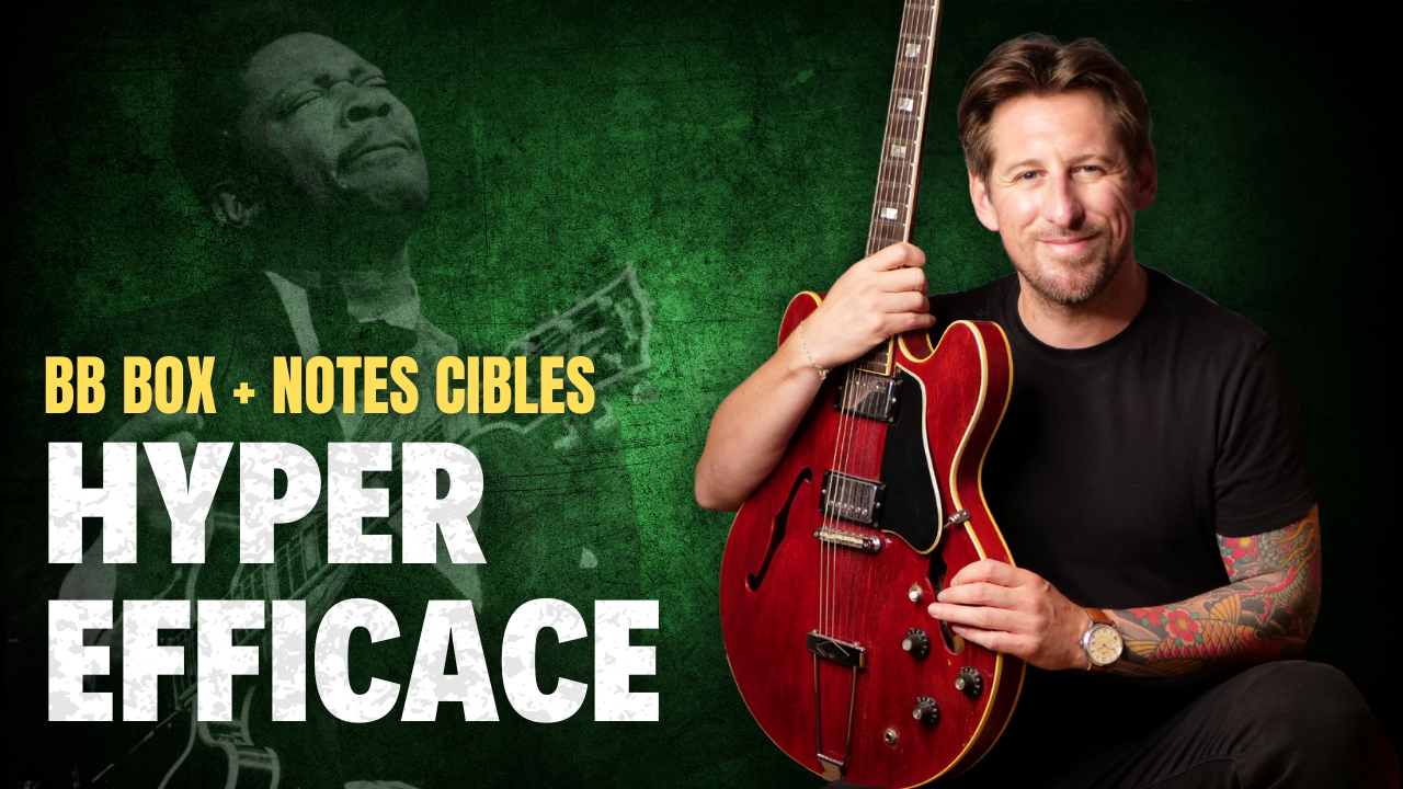 Le concept des notes cibles appliqué à la BB Box | Plan Blues en La