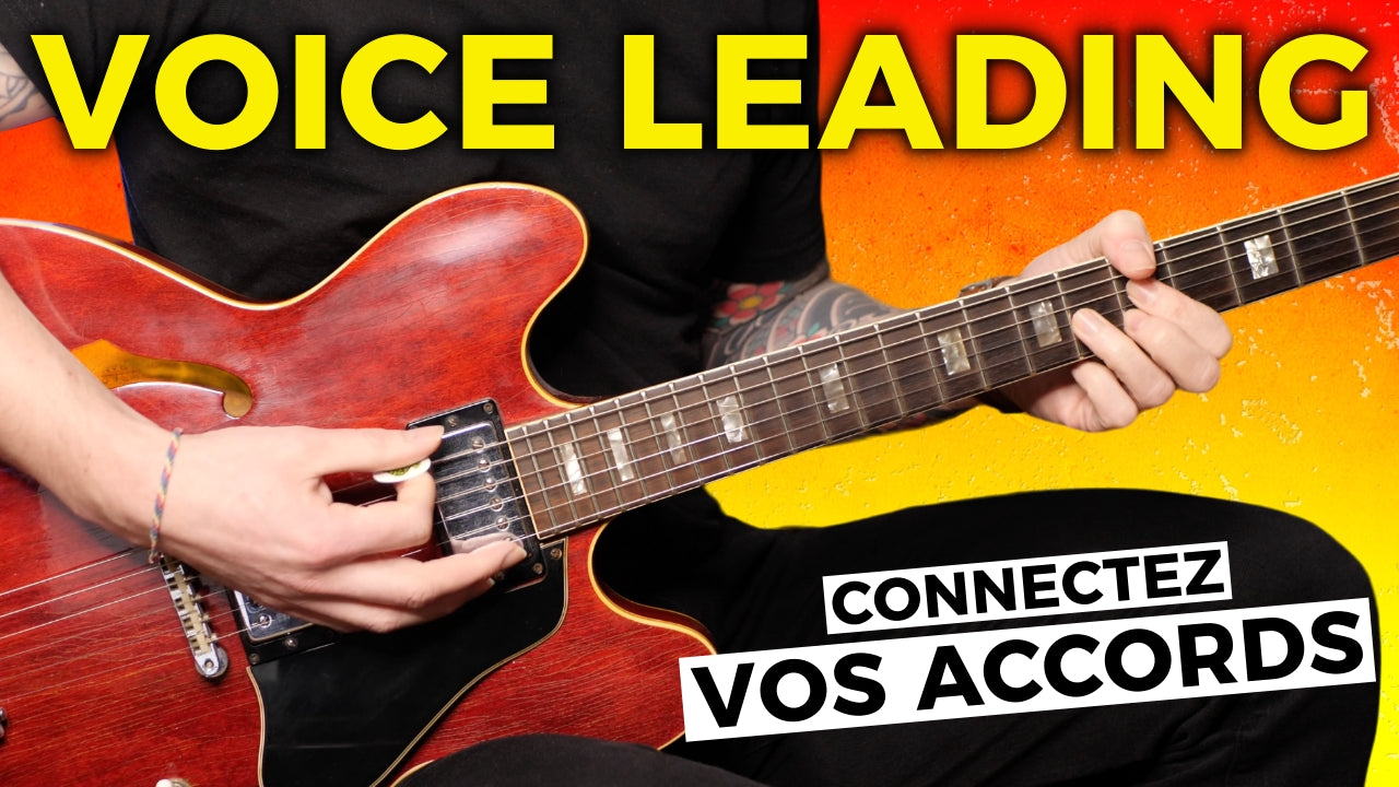 CONNECTEZ ASTUCIEUSEMENT vos ACCORDS BLUES | La technique du "Voice leading"