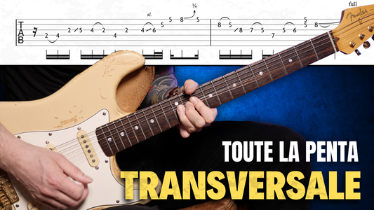 Plan pentatonique sur (presque) tout le manche