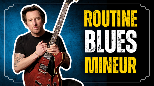 Ma routine sur un Blues mineur