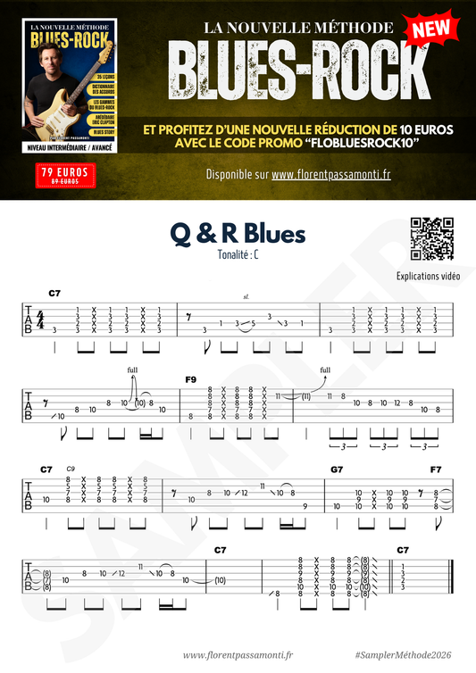 Sampler GRATUIT "La Nouvelle méthode Blues-Rock"