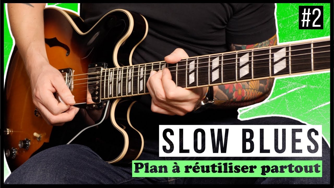 Slow Blues avec une Gibson ES-345 - 3 plans