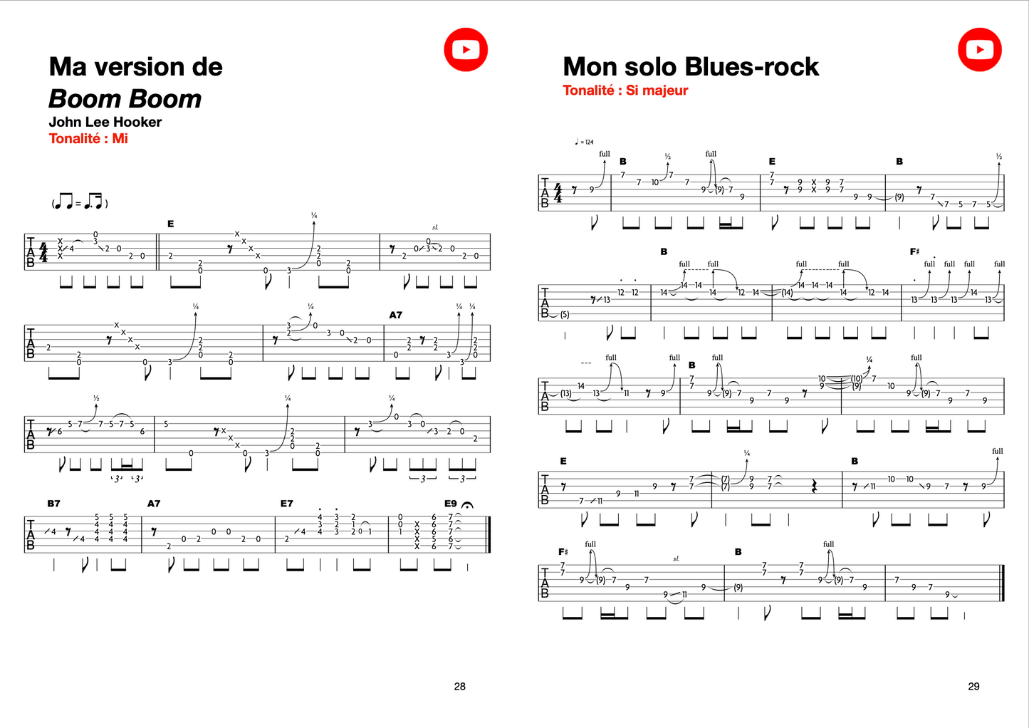 Mes leçons Blues - Livre n° 3 - 20 études de style