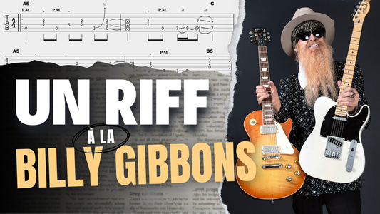 Billy Gibbons m'a inspiré ce riff bien gras